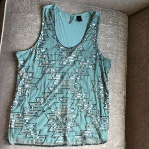 BEADED Aztec BKE tank (L)
